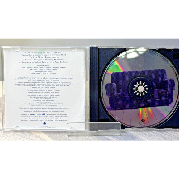 No Need to Argue" by the Irish rock band The Cranberries. 1994. No Back Inlay - Picture 2 of 4